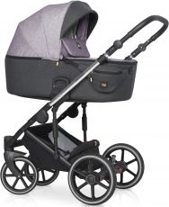 Детская коляска 2 в 1 Expander Exeo 02 Purple (черная ткань – сиреневая ткань)